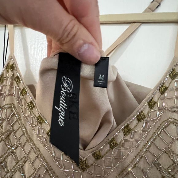 Urban Religion Beaded Geometric Pattern Tank Top - Picture 3 of 4